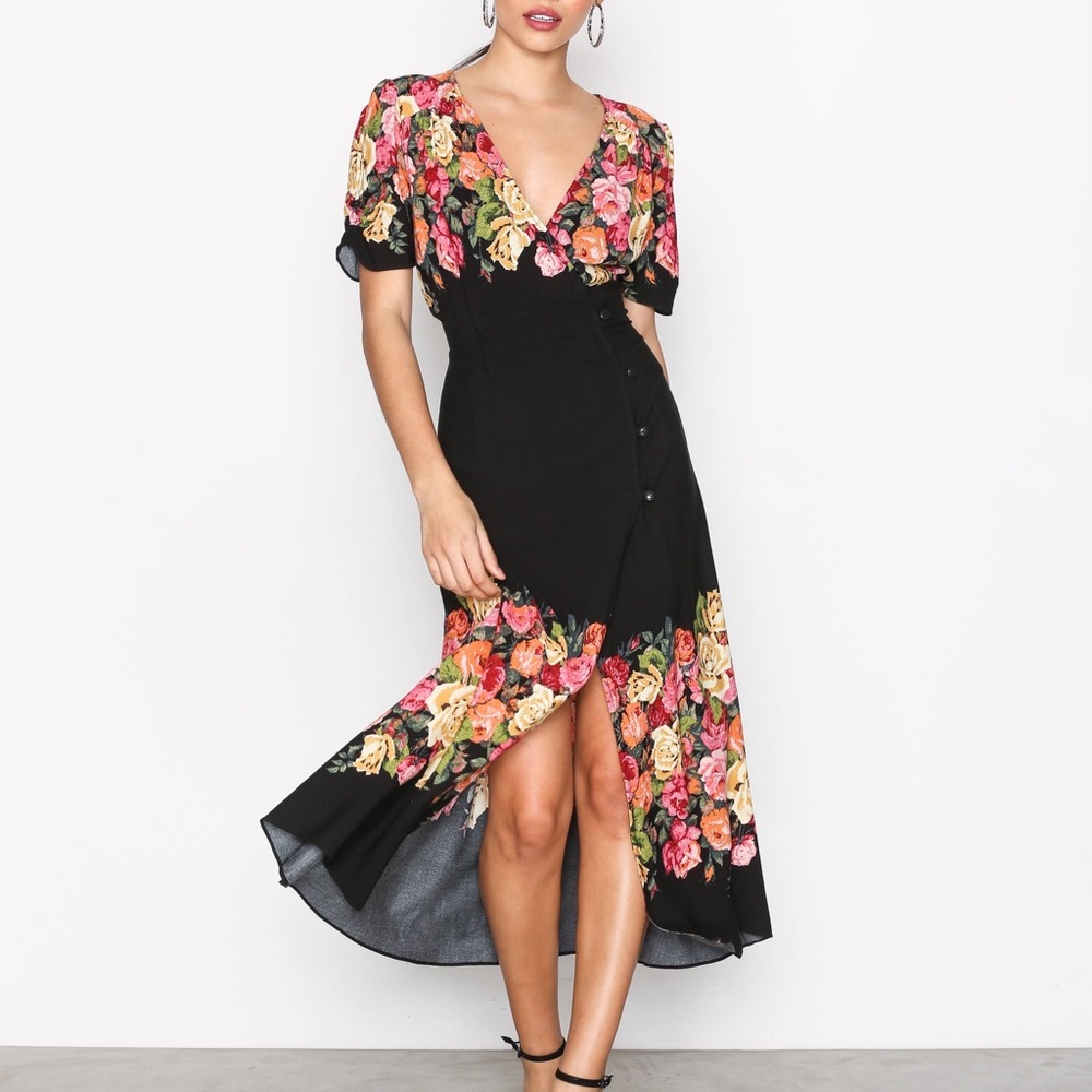 NWT Free People Jaimie Floral Midi Dress